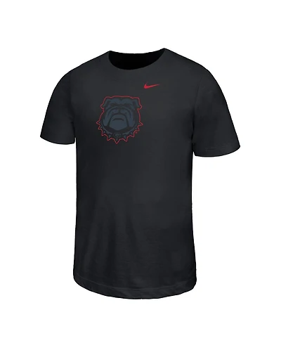 Nike Big Boys and Girls Black Georgia Bulldogs Legend Color Pop Performance T-Shirt