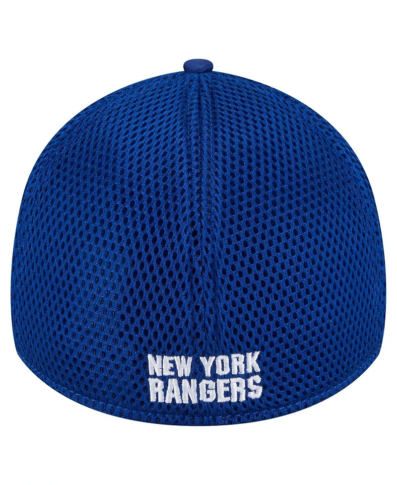 New Era Men's Blue York Rangers Active Subtle Camo 39THIRTY Flex Hat
