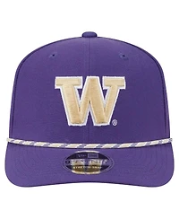 New Era Men's Purple Washington Huskies Game Day Multi-Rope 9SEVENTY Stretch-Snap Hat