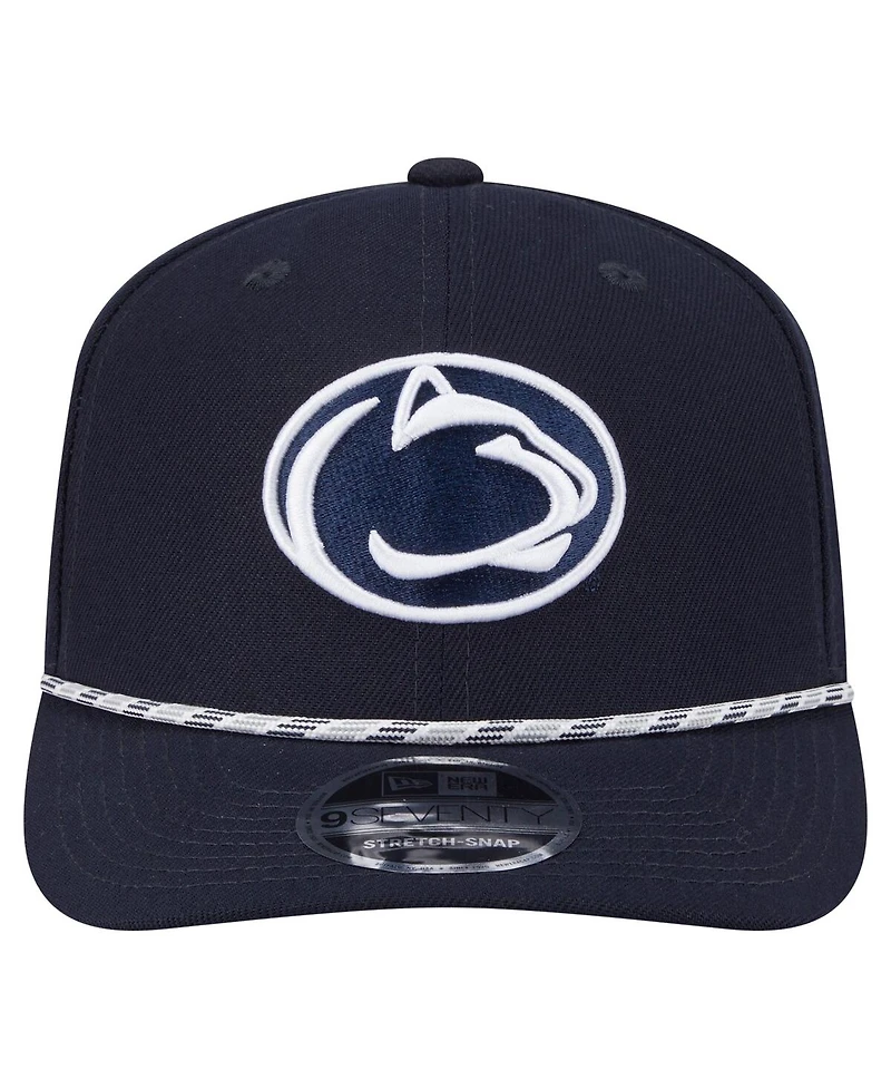 New Era Men's Navy Penn State Nittany Lions Game Day Multi-Rope 9SEVENTY Stretch-Snap Hat