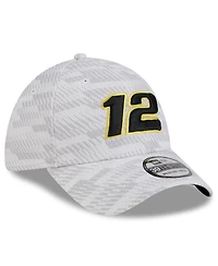 New Era Men's White Ryan Blaney 39THIRTY Graded Flex Hat
