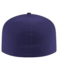 New Era Men's Navy La Galaxy Color Pack A-Frame 59FIFTY Fitted Hat