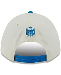 New Era Men's Cream/Blue Detroit Lions 2025 Nfl Draft 9FORTY A-Frame M-Crown Adjustable Hat