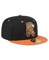 New Era Men's Black/Orange San Jose Giants Copa de la Diversion 59FIFTY Fitted Hat