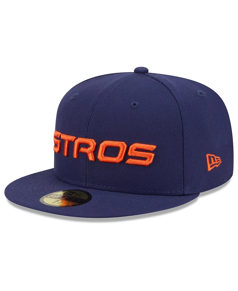 New Era Men's Navy Houston Astros 2025 City Connect Fan Pack 59FIFTY Fitted Hat
