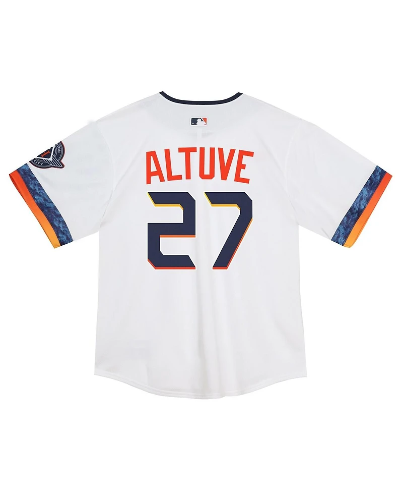Nike Baby Boys and Girls Jose Altuve White Houston Astros 2025 City Connect Limited Player Jersey