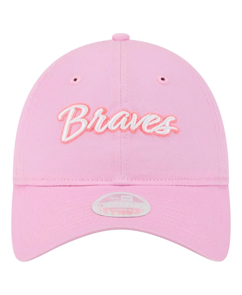 New Era Women's Pink Atlanta Braves Mother's Day 9TWENTY Adjustable Hat