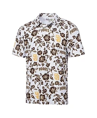 Reyn Spooner Men's White San Diego Padres Pua Performance Polo Shirt