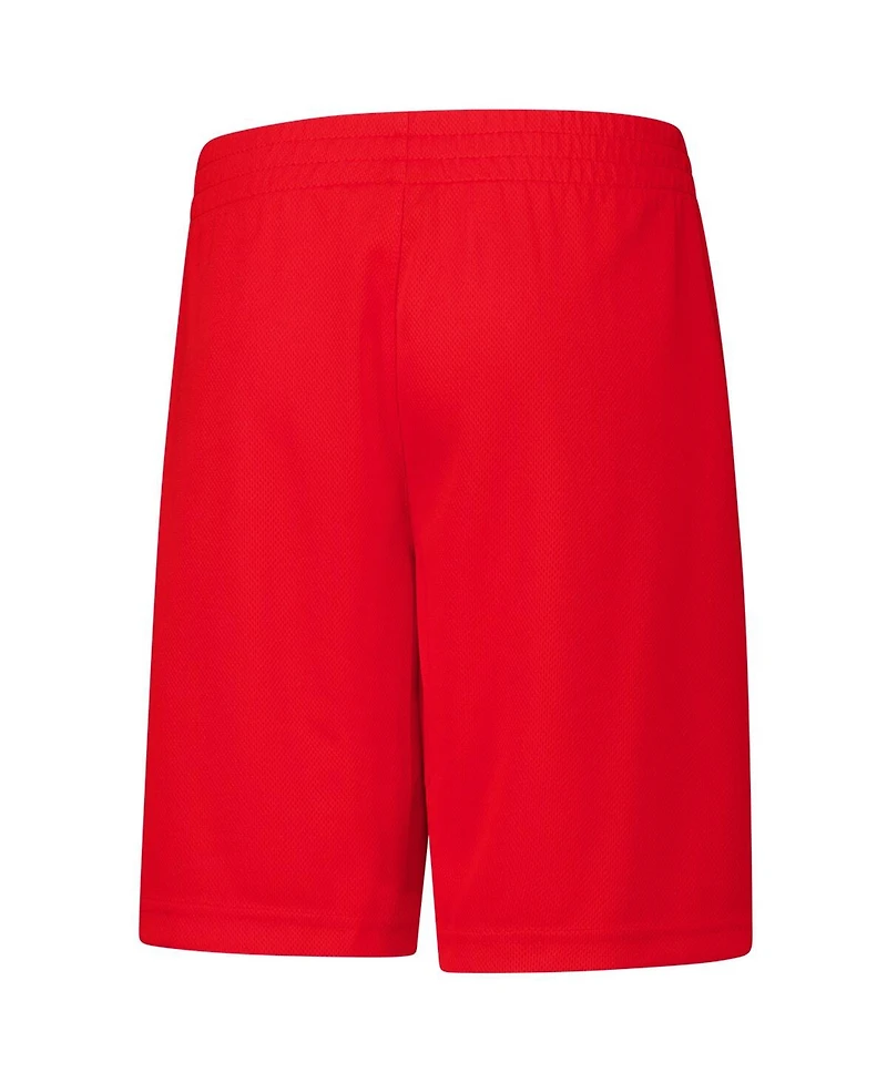 Nike 3BRAND by Russell Wilson Big Boys and Girls Red Badge Shorts