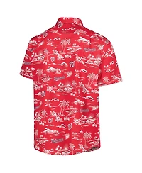 Reyn Spooner Men's Red Washington Nationals Kekai Performance Button-Up Shirt
