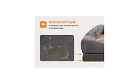 Bingopaw Luxury 2XL Warm Washable Orthopedic Pet Bed for Dogs/Cats