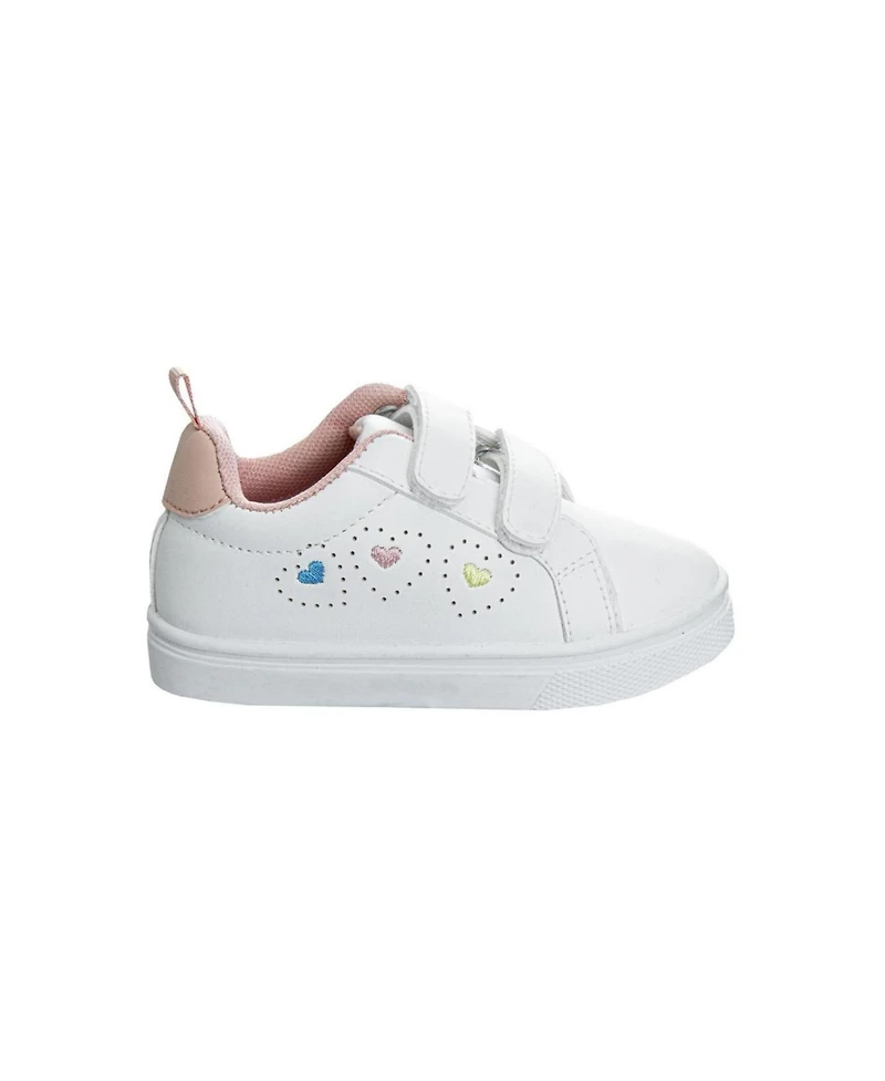 Laura Ashley Toddler Girls Heart Pattern Sneakers
