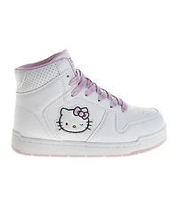 Hello Kitty Little and Big Girls Lace Up High Top Sneakers