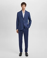 Mango Men's Salerno Linen Slim-Fit Suit Blazer
