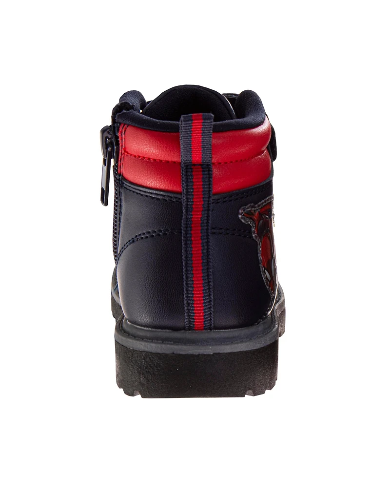 Spider-Man Toddler Boys Hook and Loop Casual Boots
