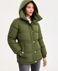 Michael Kors Women's Hooded Anorak Puffer Coat, Exclusively at Macy's
