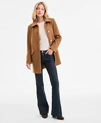 Michael Michael Kors Women's Collared Button-Front Coat