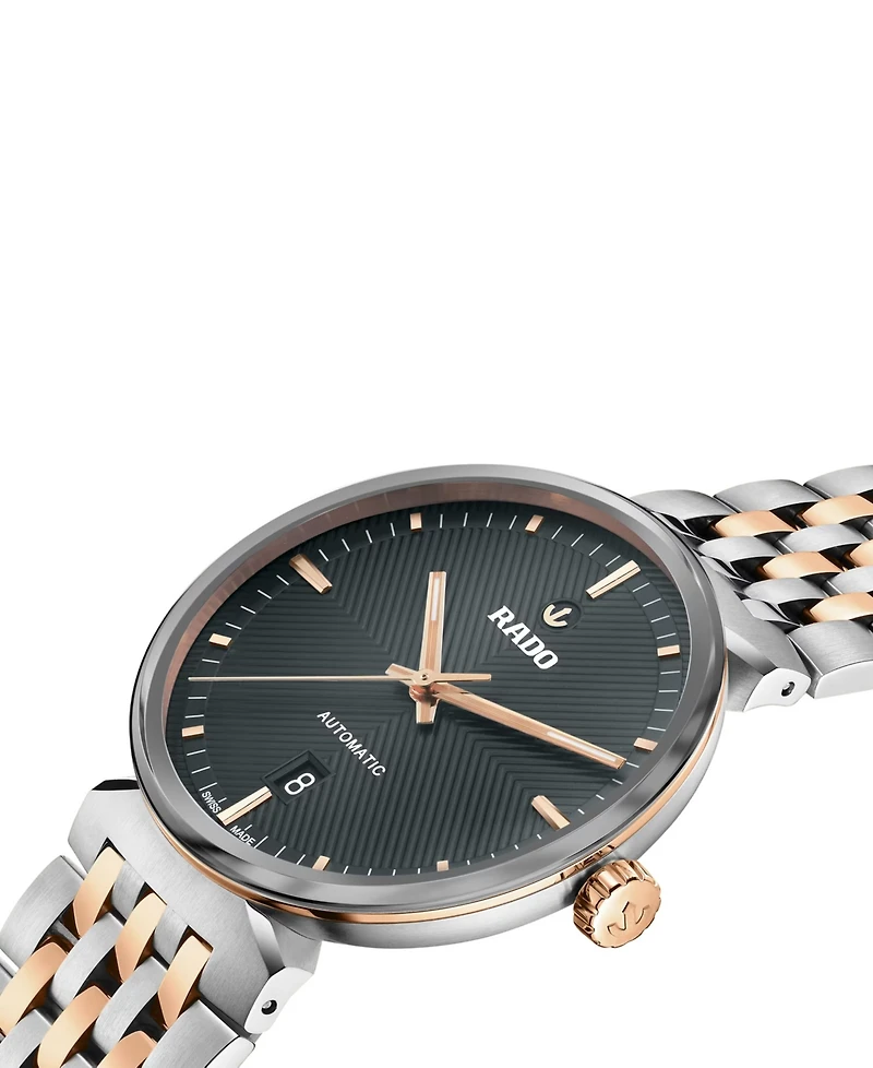 Rado Unisex Swiss Automatic Florence Two-Tone Stainless Steel Bracelet Watch 39mm