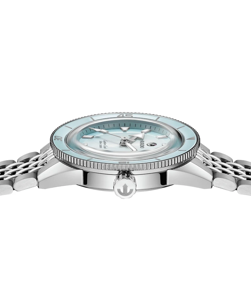 Rado Men's Swiss Automatic Captain Cook Stainless Steel Bracelet Watch 39mm