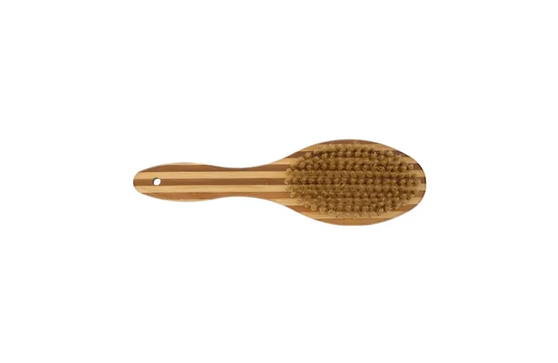Country Living Dual-Sided Natural Bamboo Wood Dog Brush