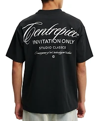 Cotton On Men's Box Fit Text T-Shirt