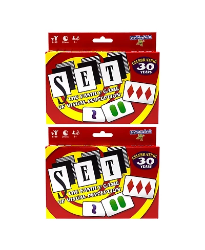 Set Family Games The Family Game of Visual Perception Card Games, Pack of 2