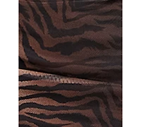 Emerald Sundae Juniors' Animal-Print Ruffled Maxi Dress