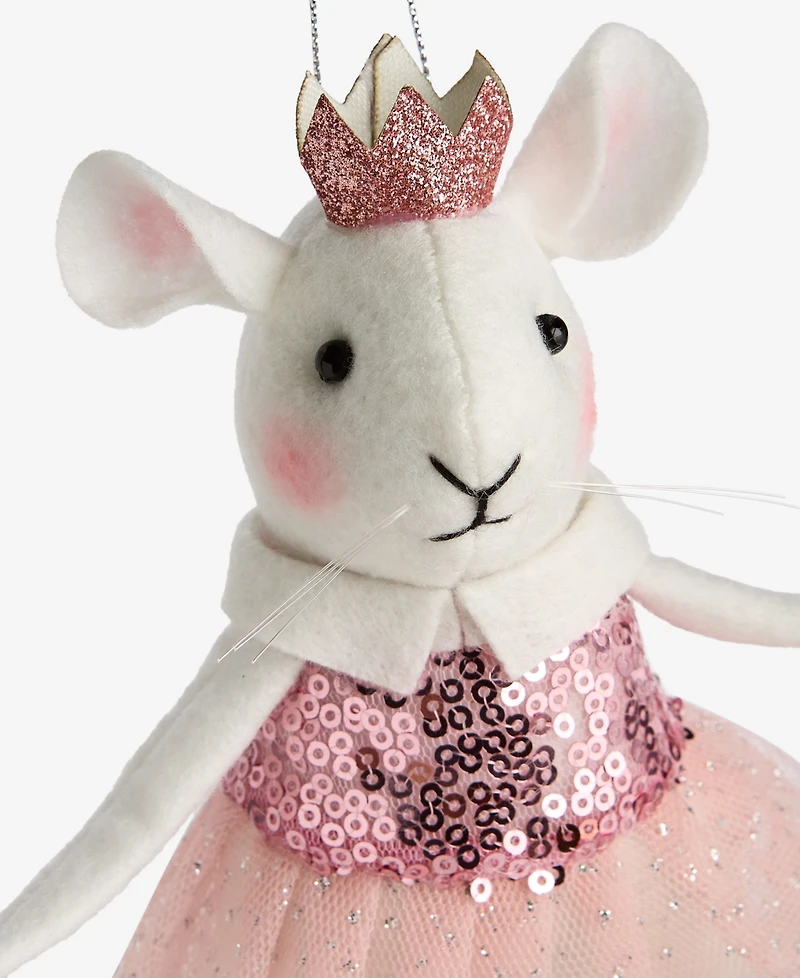 Holiday Lane Tiny Tidings Princess Mouse Fabric Ornament, Macy's Exclusive