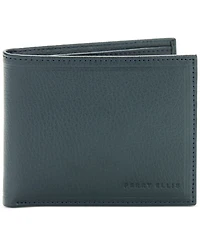 Perry Ellis Portfolio Men's Outlined Pebble Bifold Wallet
