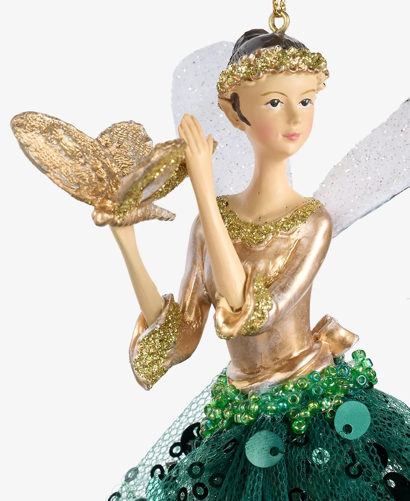 Holiday Lane Enchanted Forest Winged Fairy Ornament, Macy's Exclusive