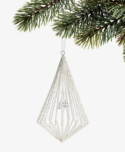Holiday Lane Gilded Glamour Iron Glitter Drop Ornament, Macy's Exclusive