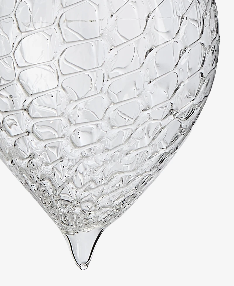 Holiday Lane Iced Delight Glass Drop Ornament, Macy's Exclusive