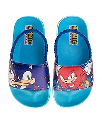 Sonic The Hedgehog Toddler Boys Dual Sizes Slides