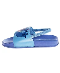Disney Toddler Girls Stitch Dual Sizes Backstrap Slide Sandals