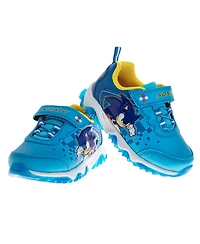 Sega Sonic the Hedgehog Toddler Boys Light Up Sneakers