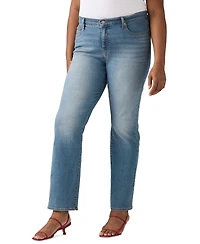 Levi's Trendy Plus 314 Mid-Rise Shaping Straight-Leg Jeans