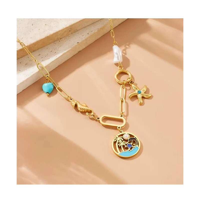 Seaside Charm Turquoise Necklace