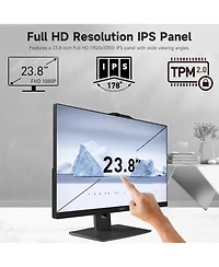 Msi Modern AM242TP 1M-1098US 23.8" Full Hd All-In-One Touchscreen Desktop Computer, Intel Core 3-100U 1.2GHz, 8GB Ram, 512GB Ssd, Windows 11 Pro,