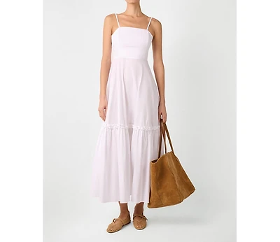 WeWoreWhat Women's Ruffle Flare Midi Dress