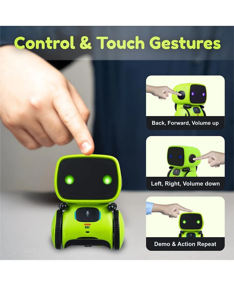 Contixo R1 Interactive Robot Toy, Voice Control, Dancing, Singing, Ages 3-8