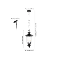 Dowell 9" Outdoor Pendant