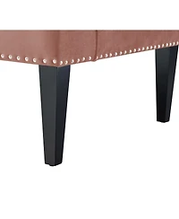 Upholstered Velvet Bench – Luxurious Accent Seating for Bedroom, Entryway, or Living Room