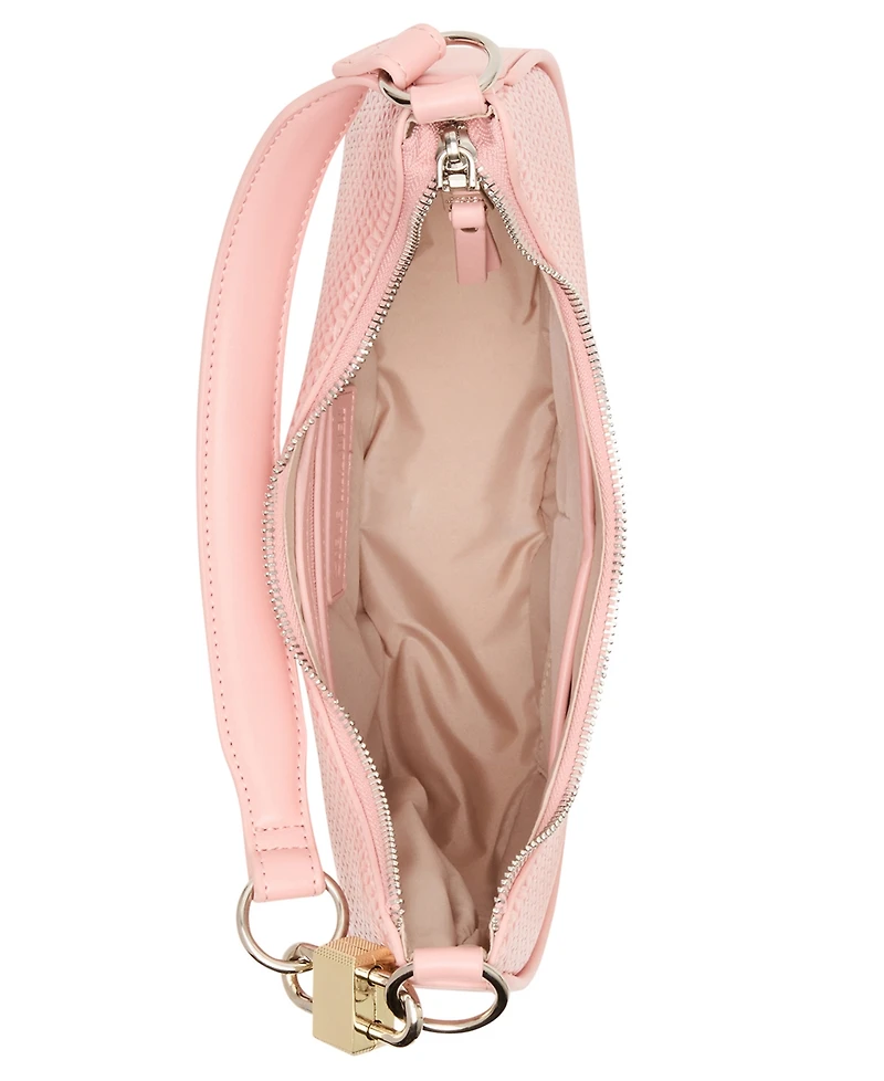 Steve Madden Lohan-w Embossed Woven Small Hobo Bag