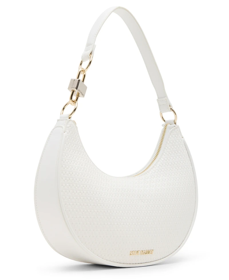 Steve Madden Lohan-w Embossed Woven Small Hobo Bag