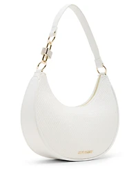 Steve Madden Lohan-w Embossed Woven Small Hobo Bag