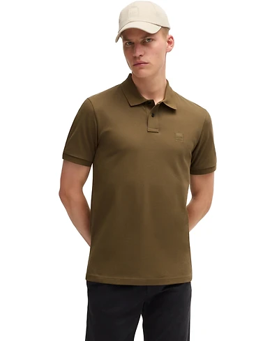 Boss by Hugo Boss Men's Stretch-Cotton Slim-Fit Polo Shirt