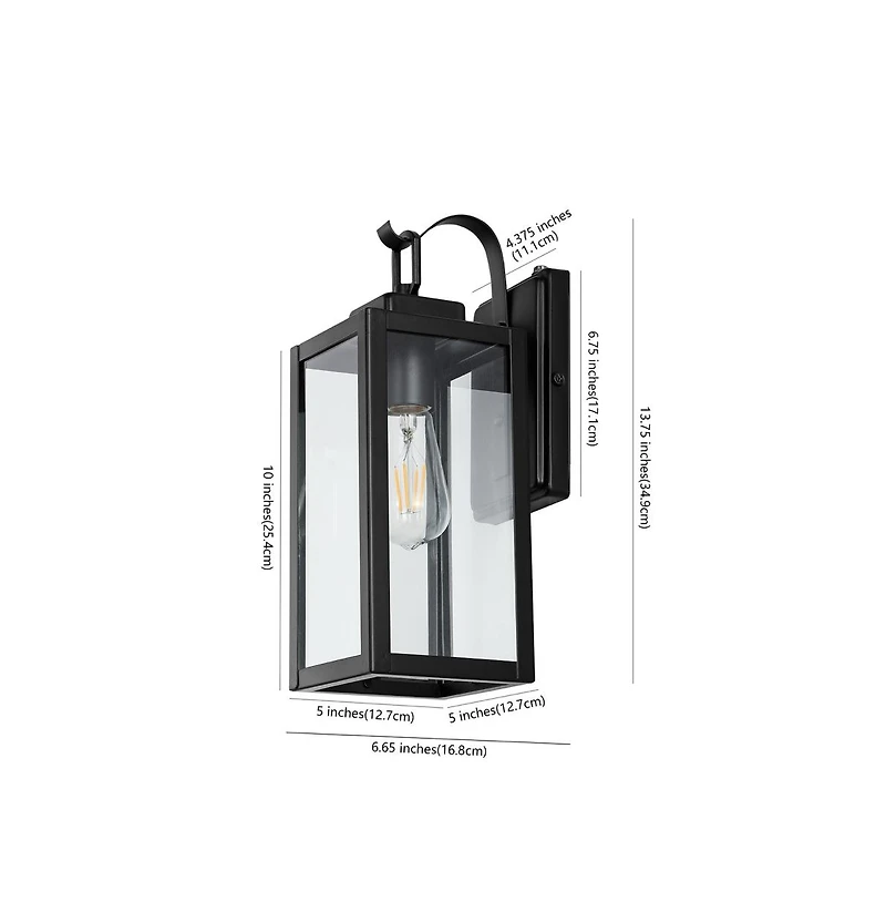 Clemens 6.65" Outdoor Sconce