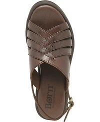 Born Women's Remy Round Toe Flat Sandals