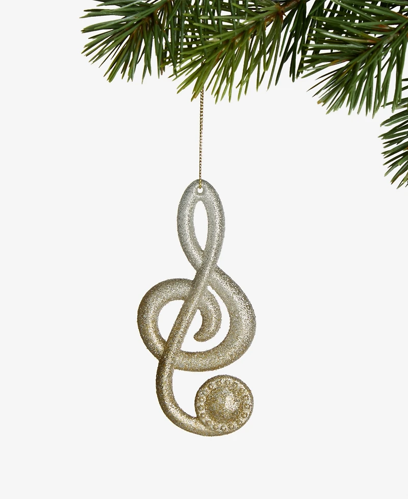 Holiday Lane Eclectic Charm Treble Clef Ornament, Macy's Exclusive