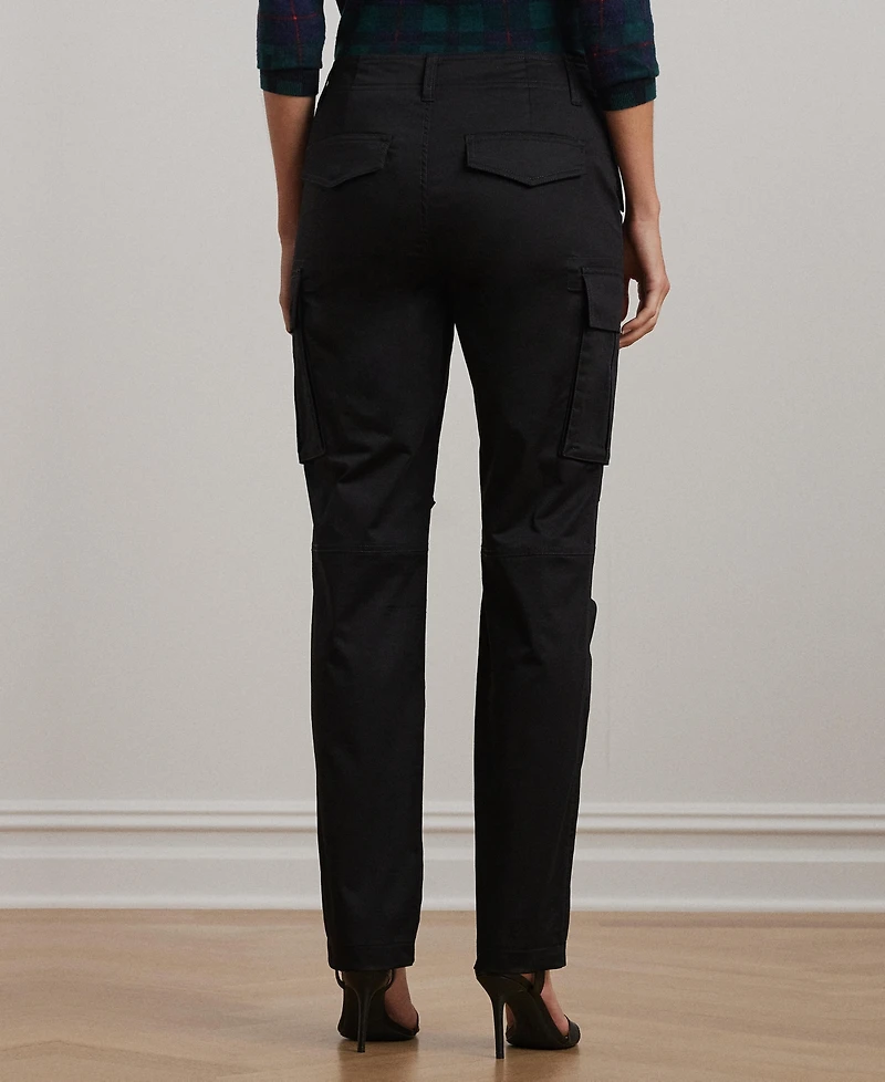 Lauren Ralph Women's Cotton Sateen Cargo Pant